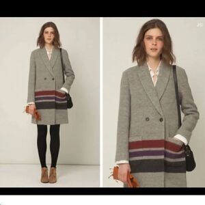 Steven Alan Randall Striped Coat NWT